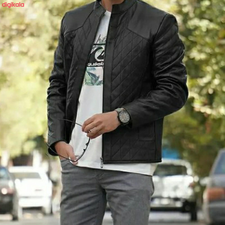 کت چرم مردانه آفتاب مدل KRR 402