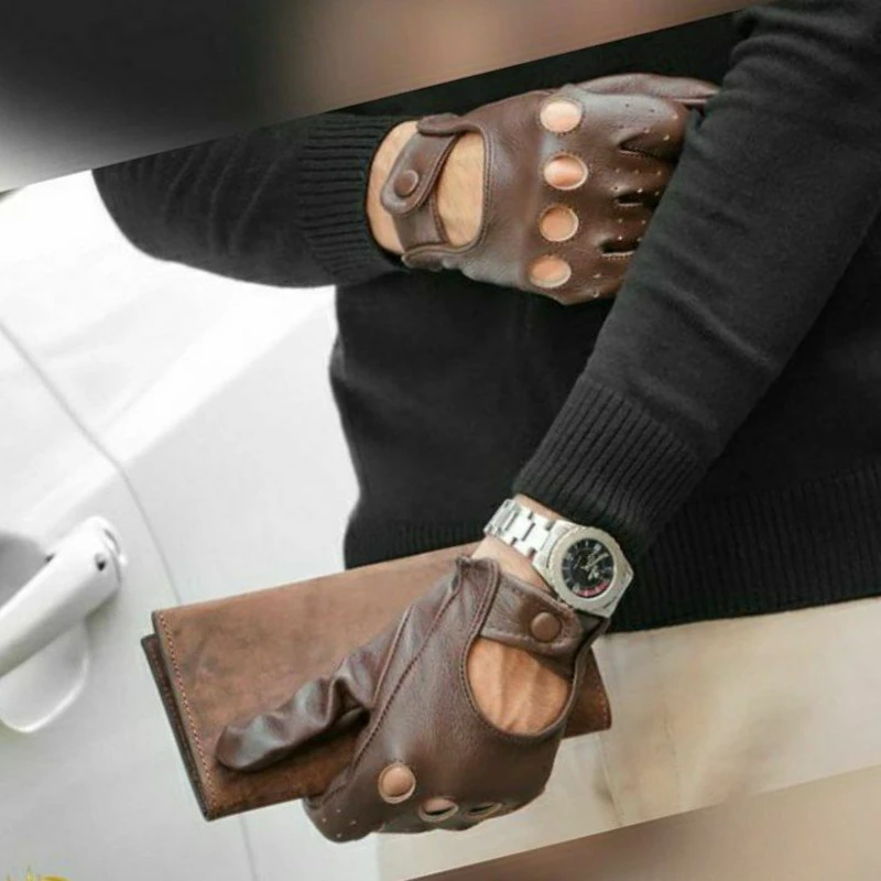 دستکش مردانه چرم آفتاب مدل DM 408 main 1 6